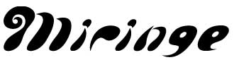 Guitar brand logotype Miringe ミリンジェ・ギターロゴ