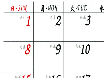 calendar date part